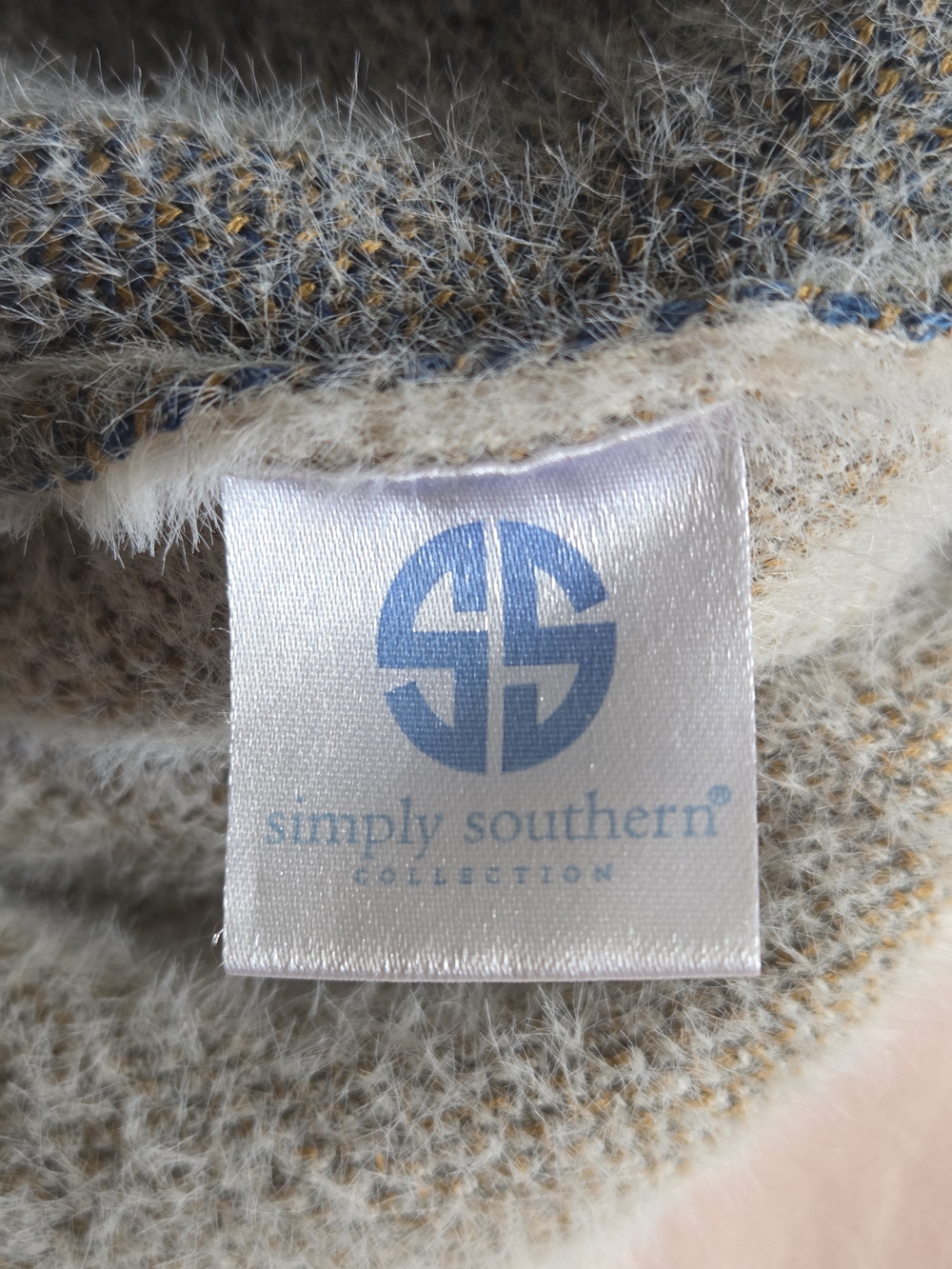 Simply Southern Cream Aztec Pattern Sweater - Picture 7 of 11